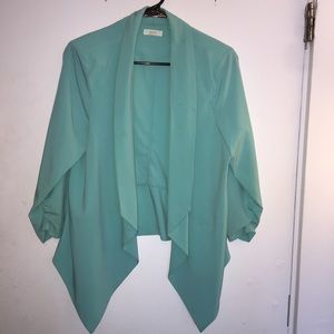 Stylish Spring Green Duster/Blazer